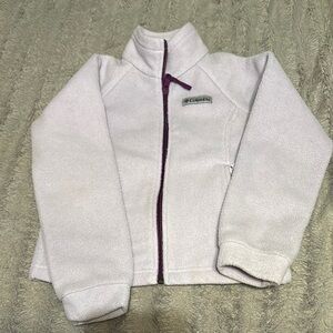 Columbia Fleece Jacket with Purple Zipper